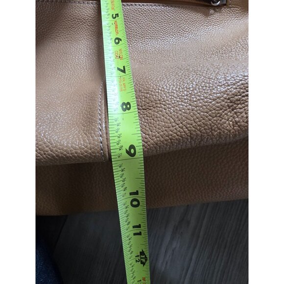 Tignanello Two-Tone Pebble Leather Tote Bag With Dual Shoulder Straps - Picture 11 of 13